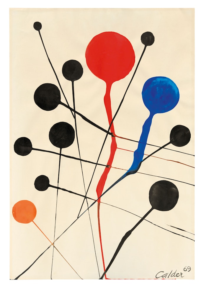 Dots and Crossbar by Alexander Calder