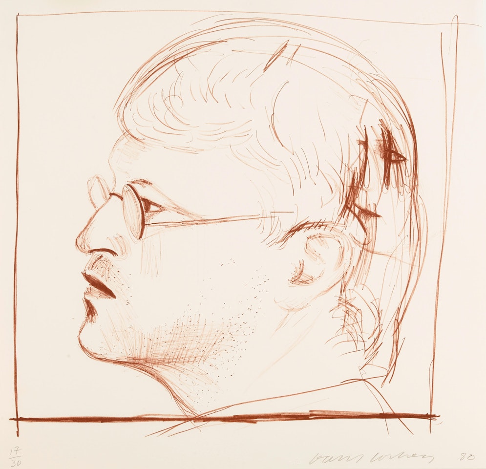 Self portrait (G. 1649) by David Hockney