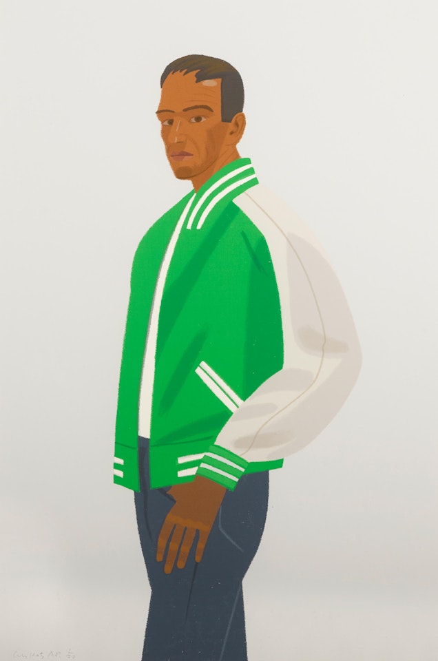 Green Jacket,  from Alex and Ada the 1960's to the 1980's by Alex Katz