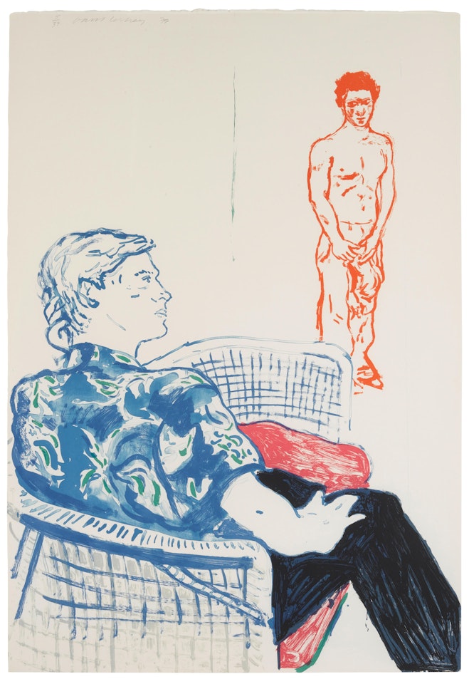 Joe with David Harte (T. 262) by David Hockney