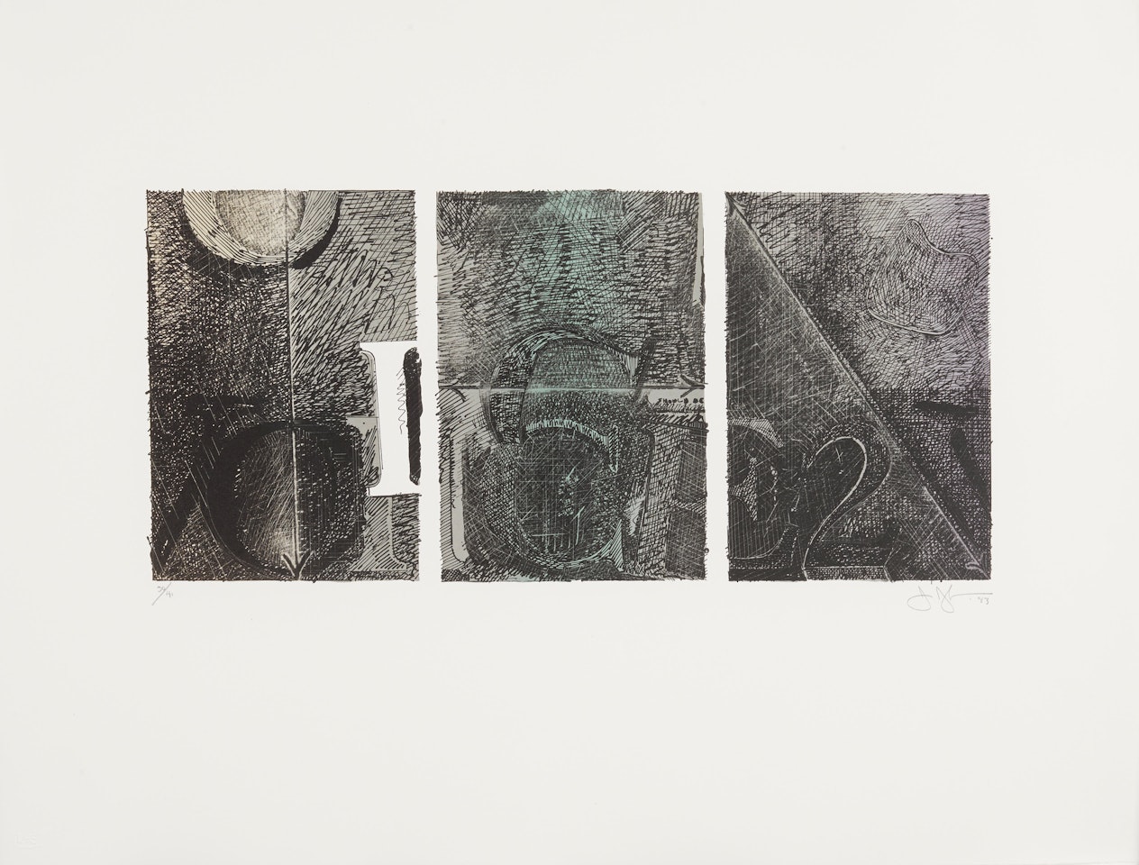 Voice 2 (ULAE 232) by Jasper Johns