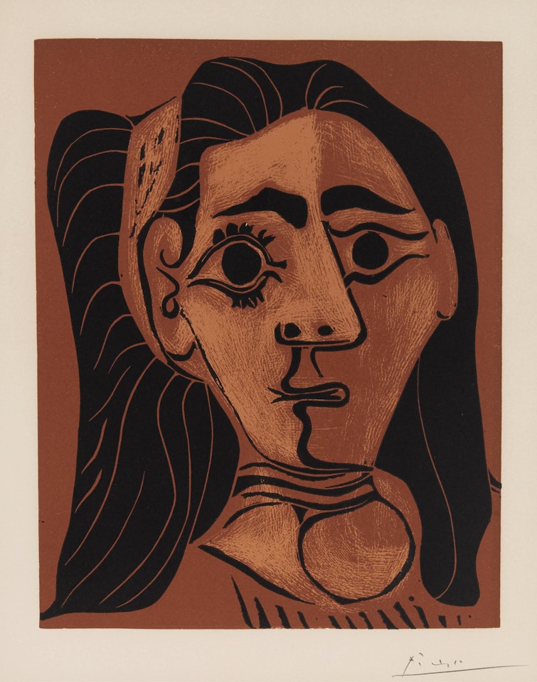 Jacqueline au Bandeau II (B. 1080; Ba. 1297) by Pablo Picasso