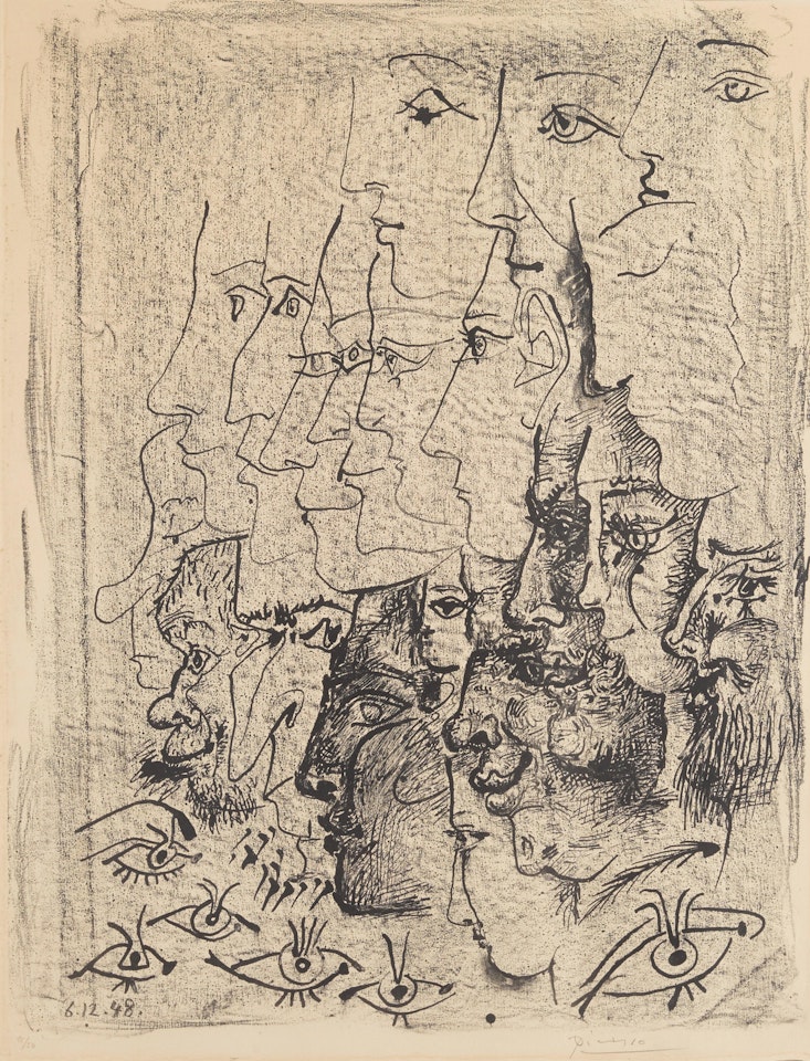 Etude de Profil (B. 581; M. 132) by Pablo Picasso