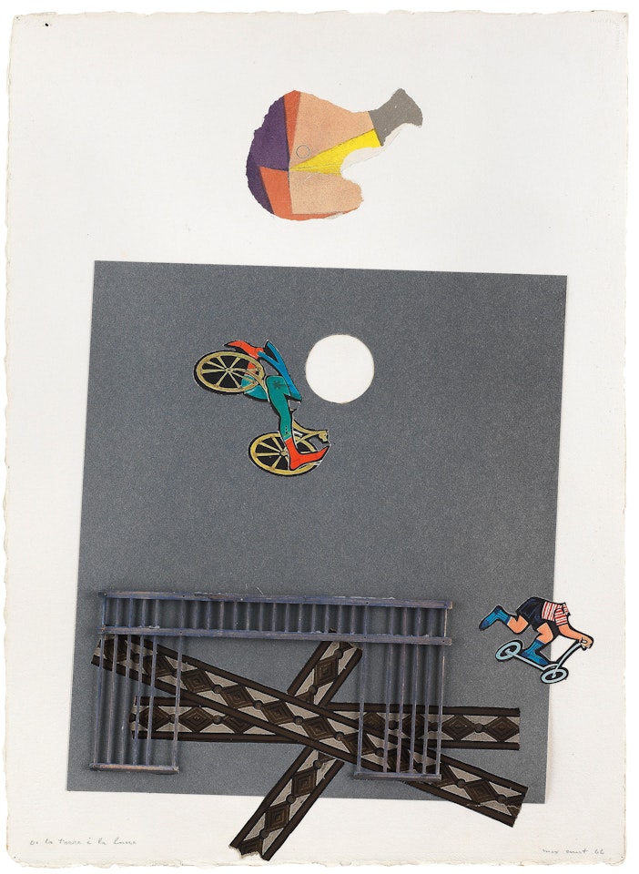 De la terre à la lune by Max Ernst