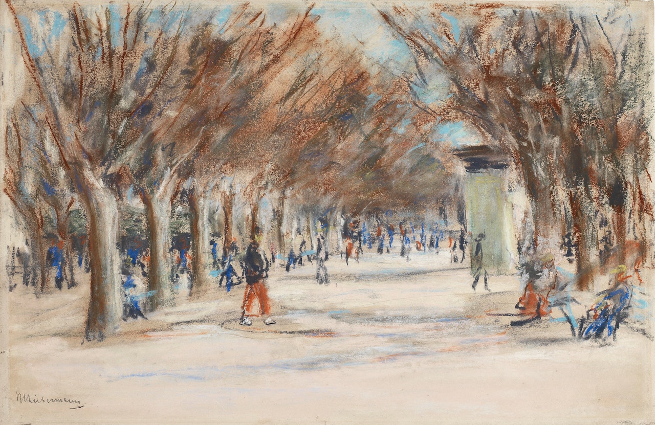 Allée de la Liberté à Cannes by Max Liebermann