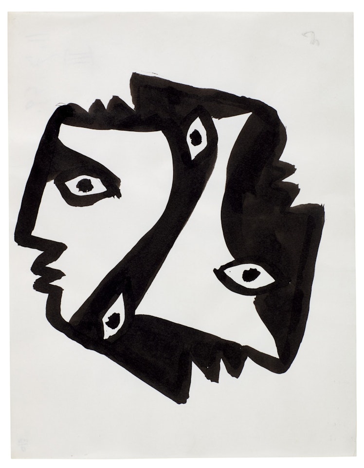 Visage de profil. III by Pablo Picasso