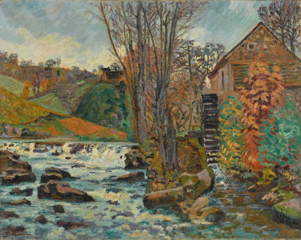 Le moulin Bouchardon à Crozant by Armand Guillaumin