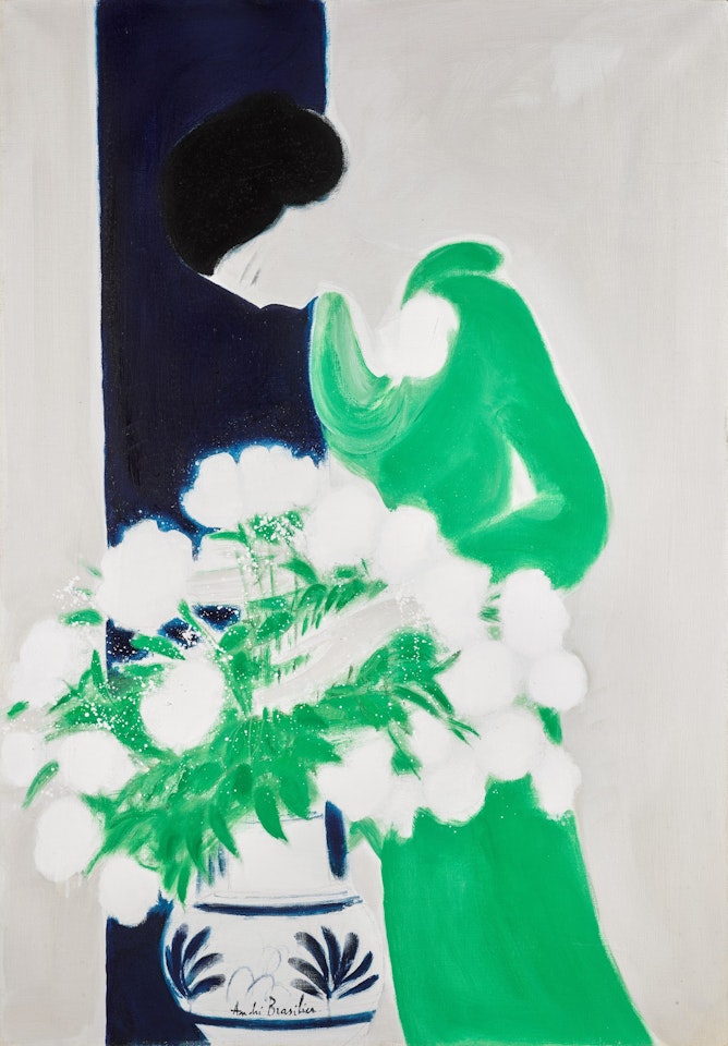 La robe verte by André Brasilier