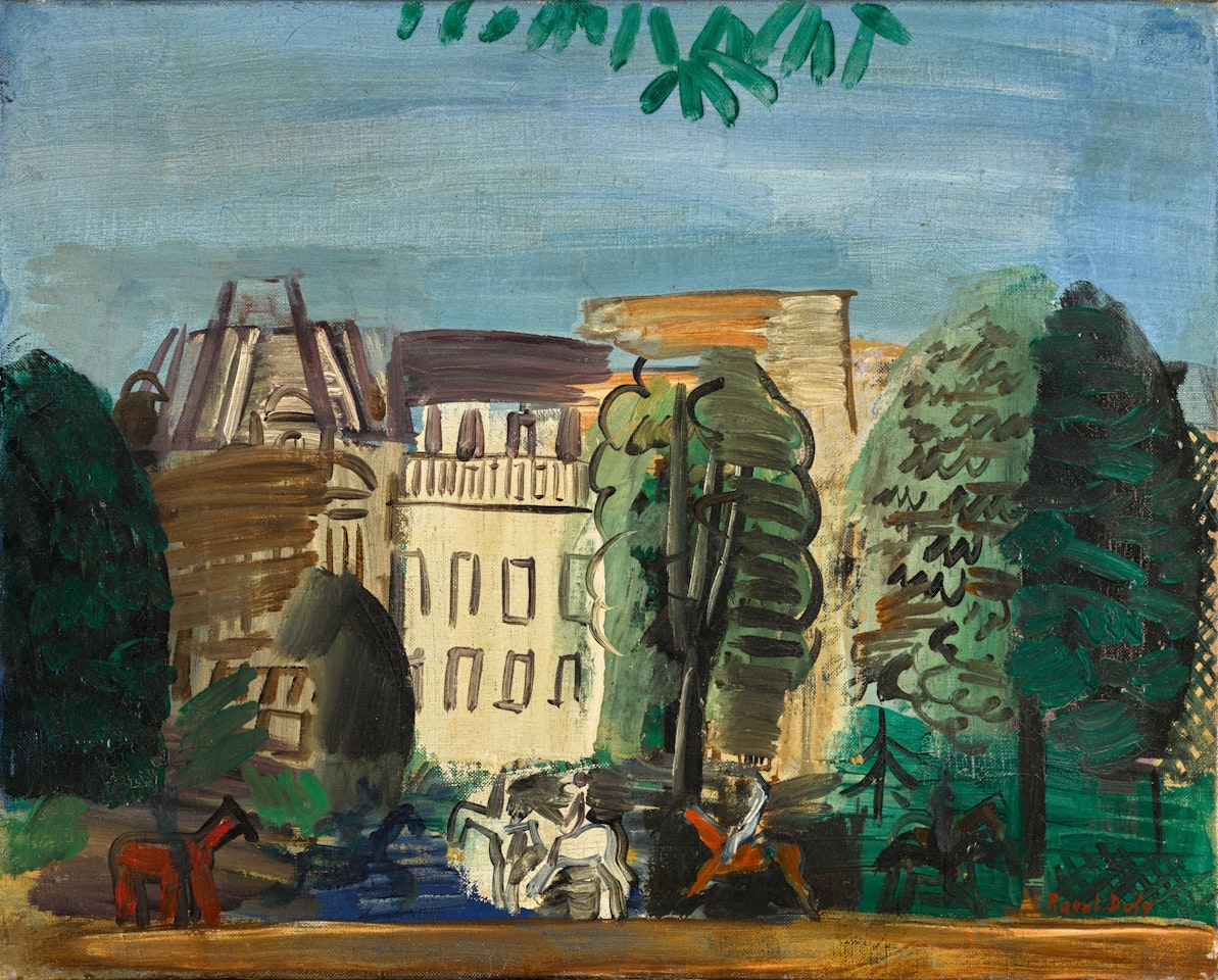 L'avenue du bois by Raoul Dufy