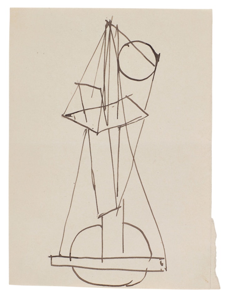 Tête. Étude pour une sculpture by Pablo Picasso