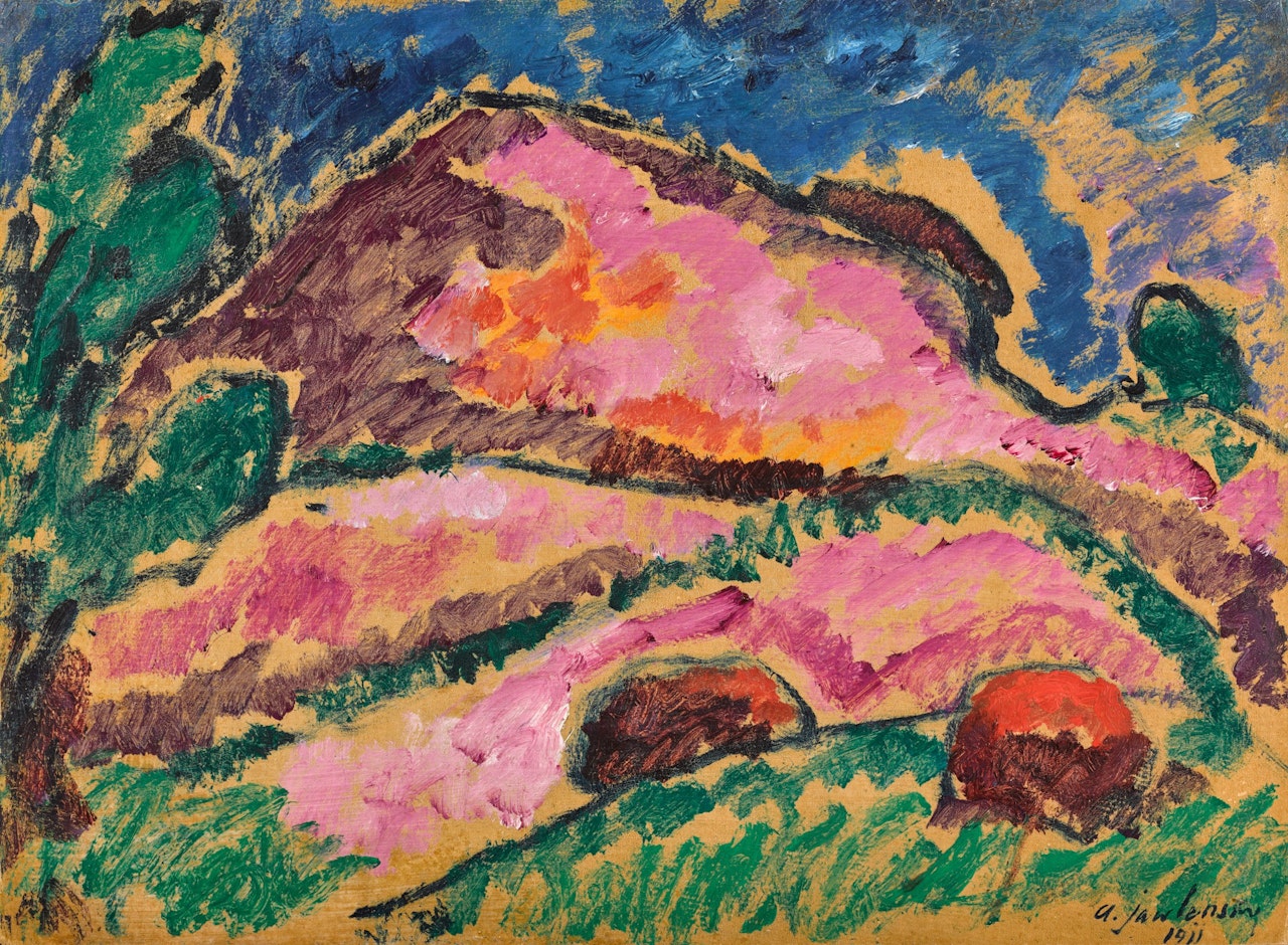 Rote Düne - Prerow (Red dune - Prerow) by Alexej von Jawlensky