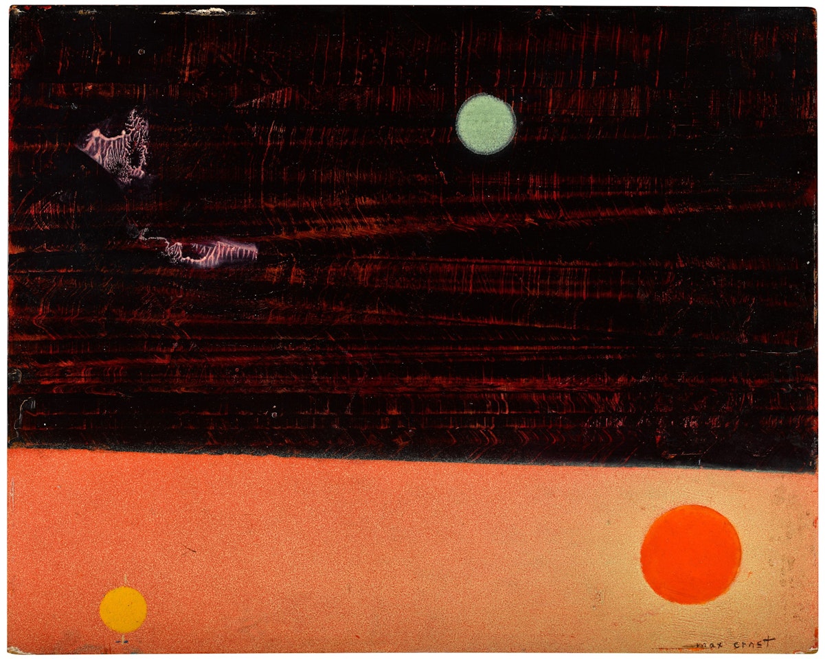 Untitled (Soleil et la terre) by Max Ernst