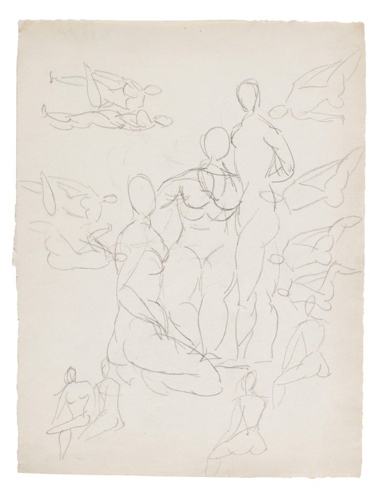 Étude pour trois baigneuses by Pablo Picasso