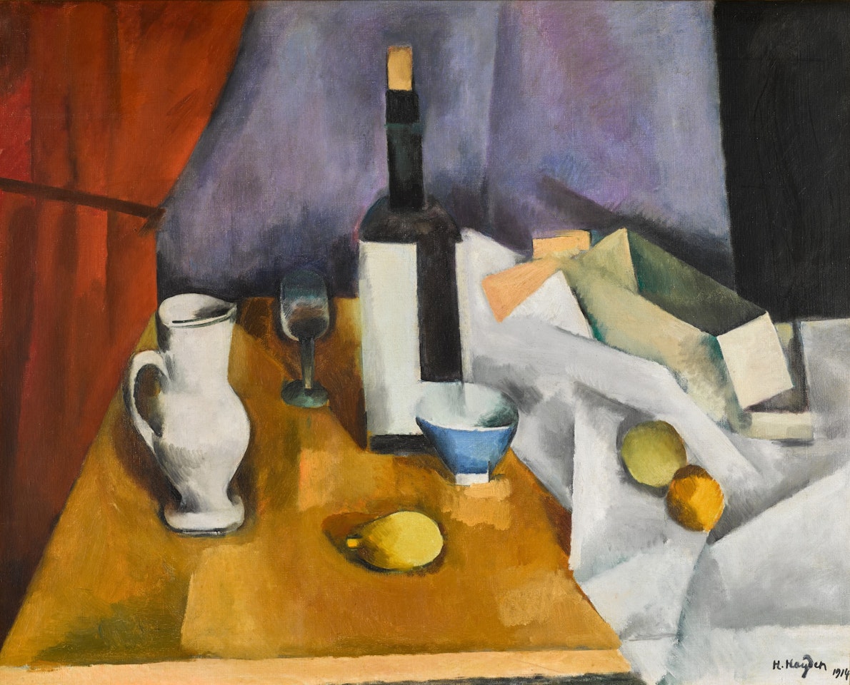 Nature morte à la bouteille by Henri Hayden