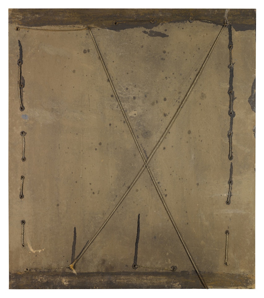 Cartón con Cordeles by Antoni Tapies