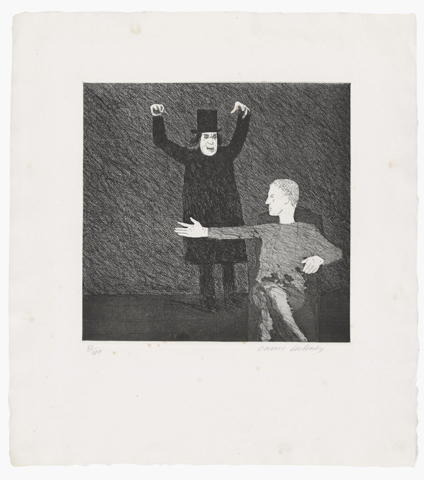 Inside the Castle by David Hockney