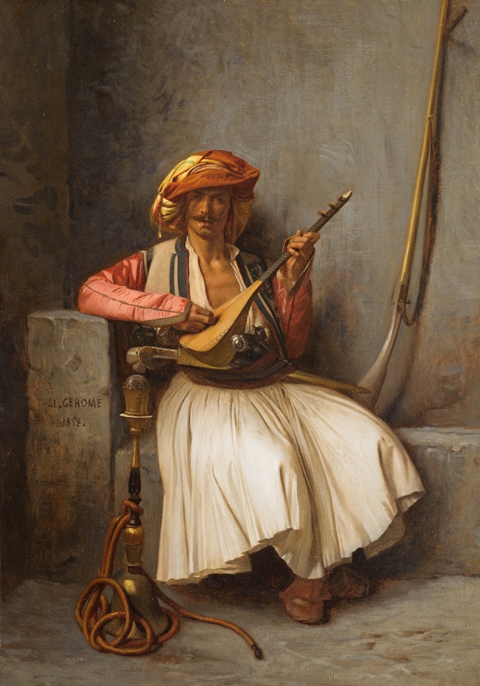 The Lute Player by Jean Léon Gérome
