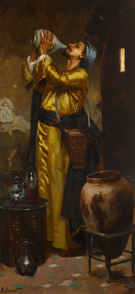 A Refreshing Drink by Rudolf Ernst