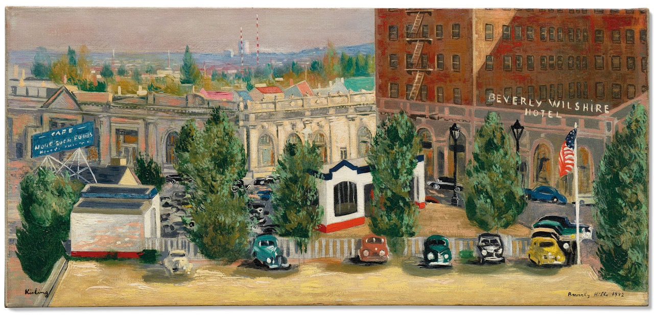 Beverly Hills by Moïse Kisling