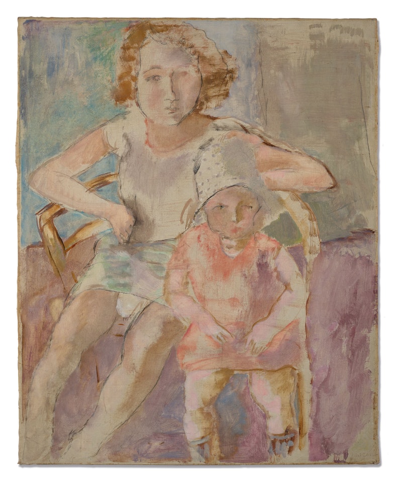 Jeune maman et son enfant by Jules Pascin