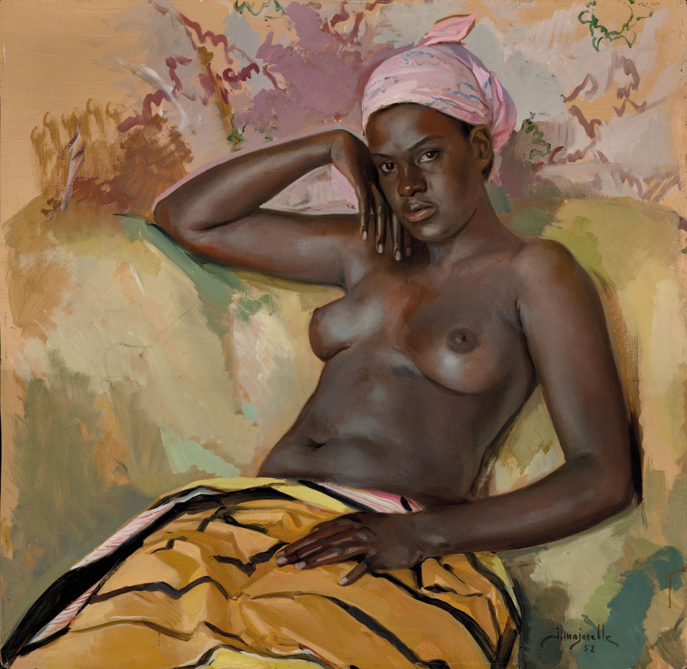 Aïcha au pagne jaune by Jacques Majorelle