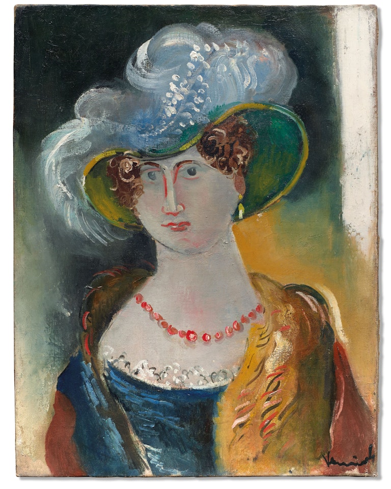 Le Chapeau à plumes by Maurice de Vlaminck