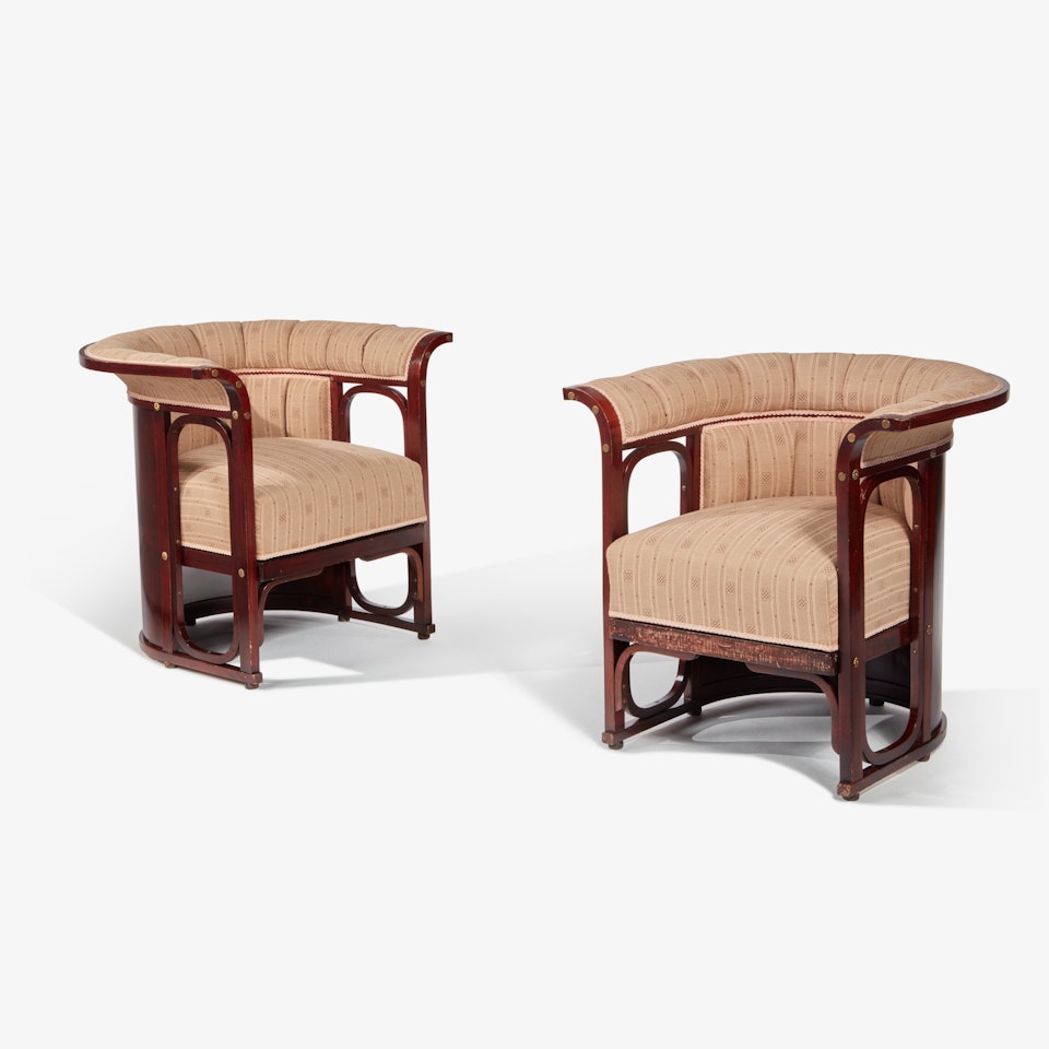 Pair of "Buenos Aires" Armchairs by Josef Hoffmann