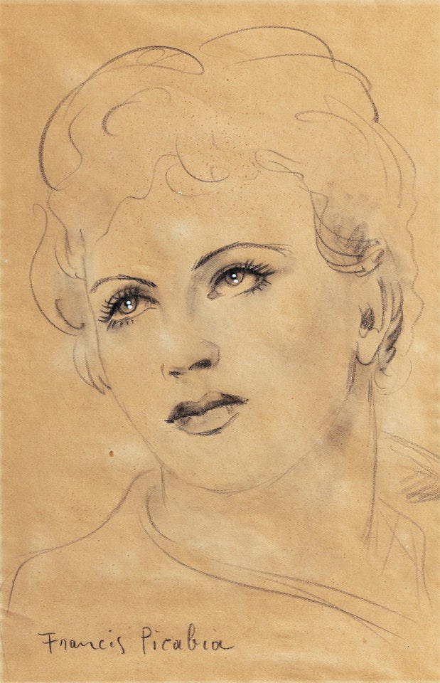 Sans titre (Tête de jeune femme) by Francis Picabia