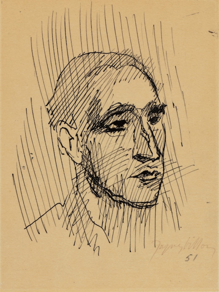 Pour un portrait de Marcel Duchamp by Jacques Villon