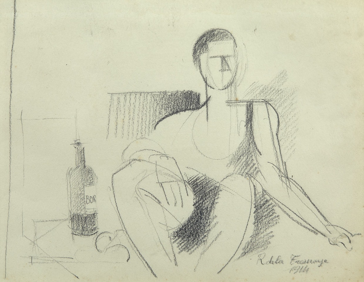 Etude pour le rameur - 1914 by Roger de la Fresnaye