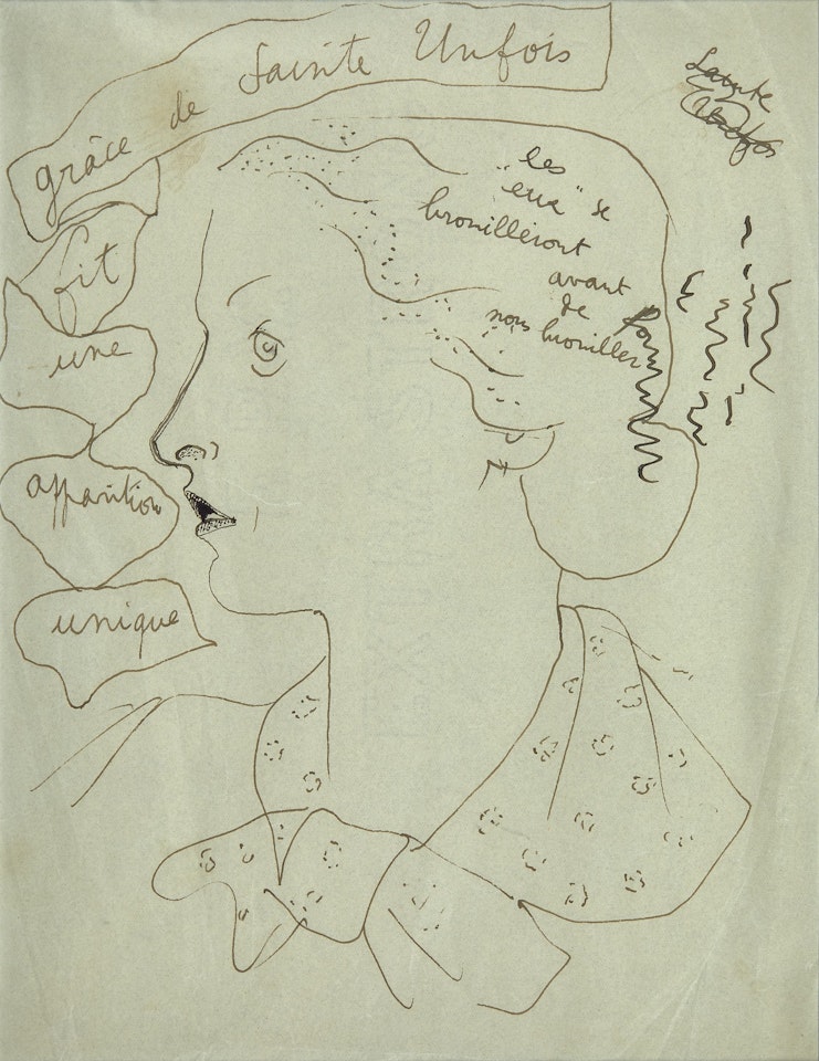 Portrait de Louise de Vilmorin - 1935 by Jean Cocteau