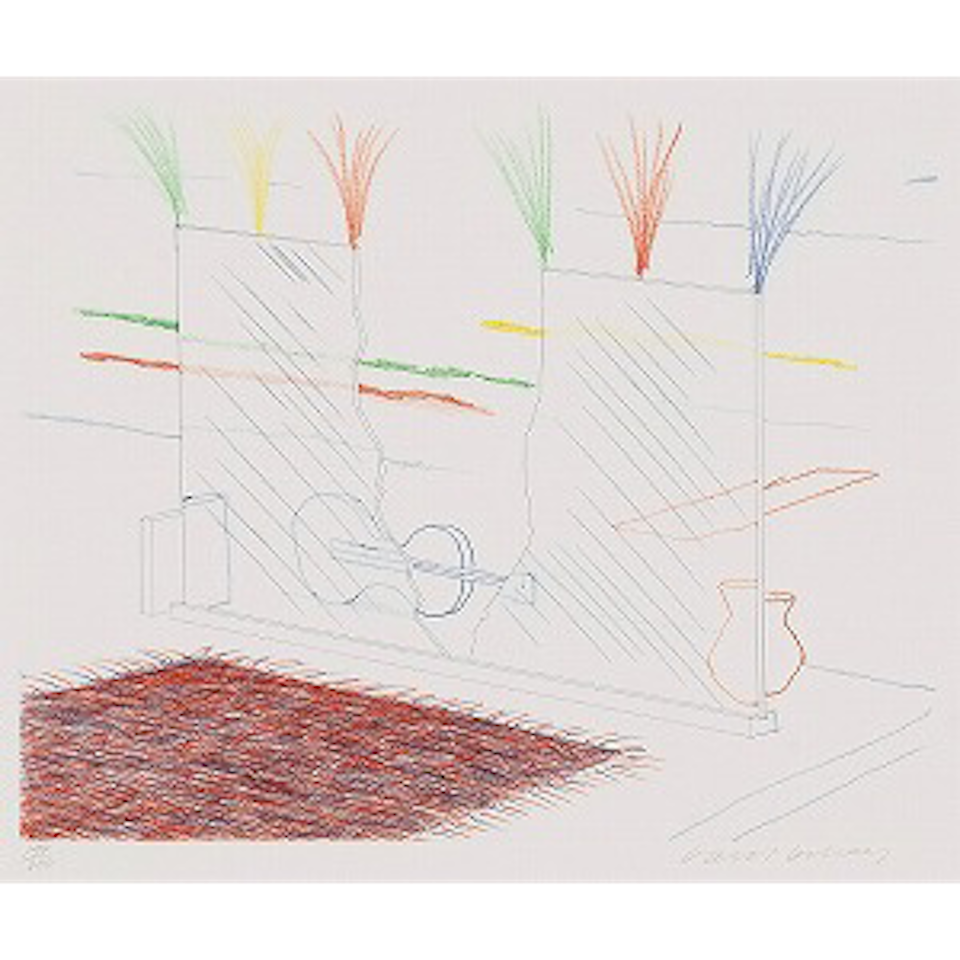 On It May Stay His Eye, pl.17 from The Blue Guitar (M.C.A.T.194) by David Hockney