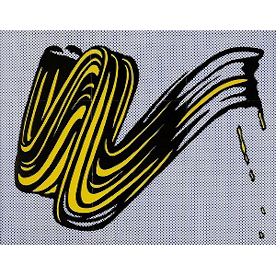 Brushstroke by Roy Lichtenstein