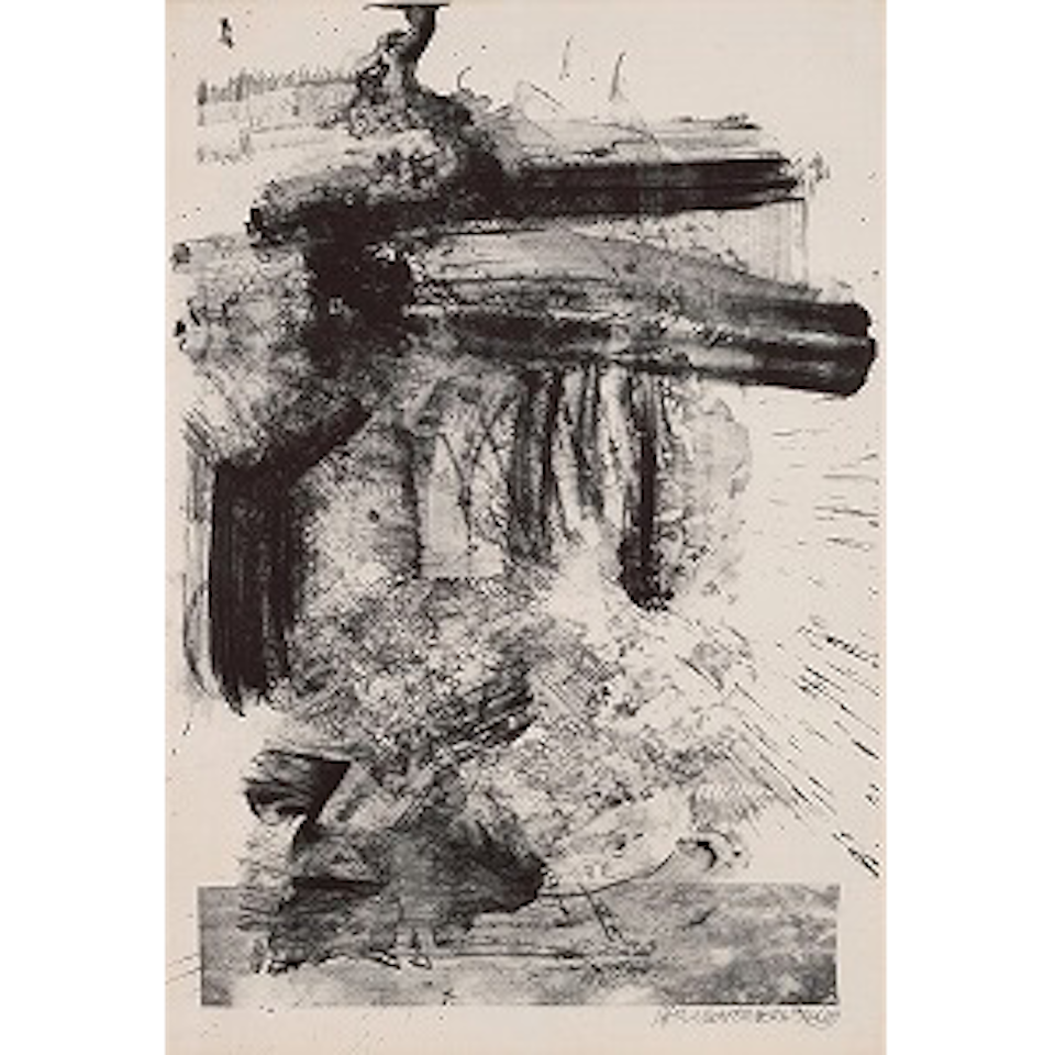 Fuse, from Stoned Moon Series (Gemini 187) by Robert Rauschenberg
