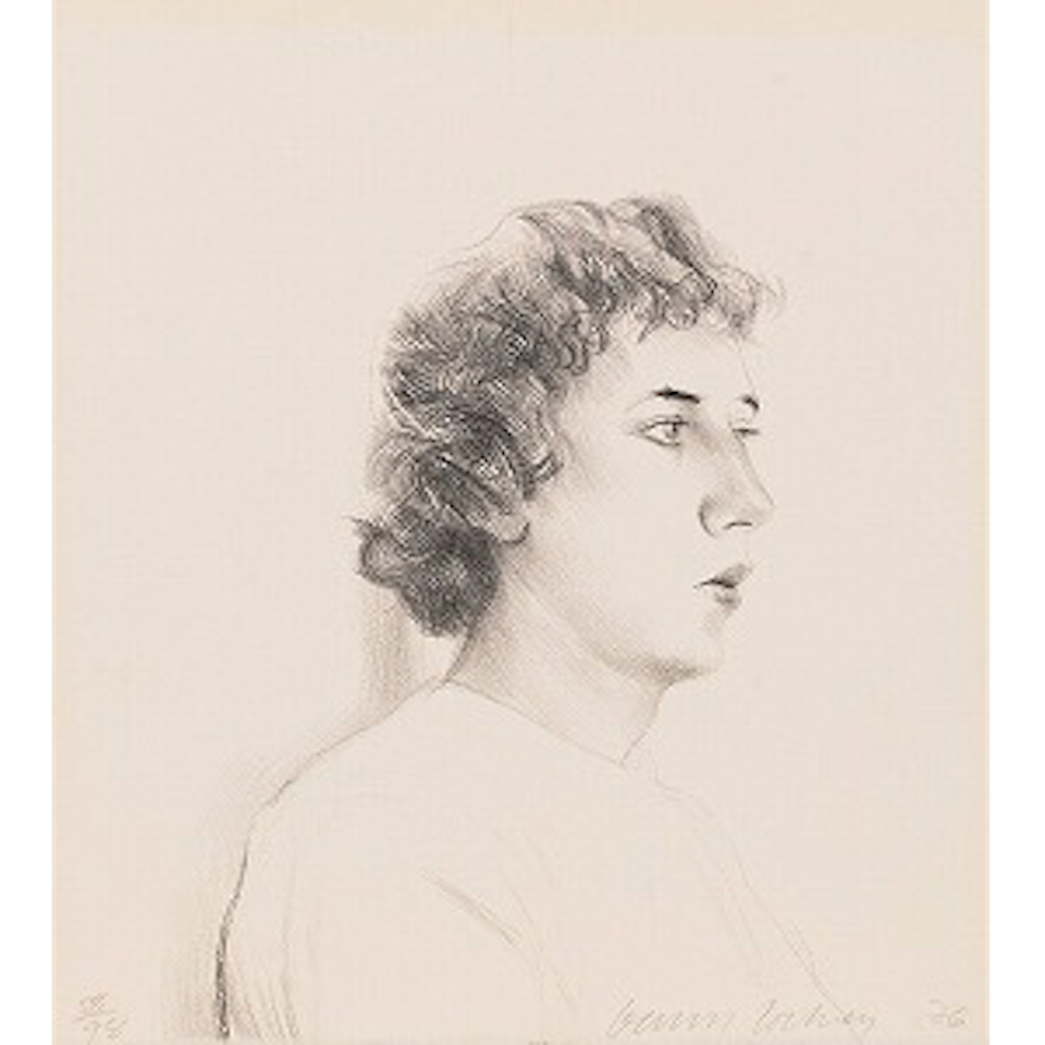Small Head of Gregory (M.C.A.T. 173) by David Hockney