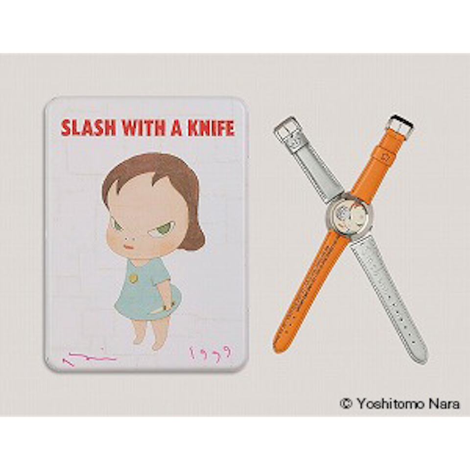 Slash With a Knife by Yoshitomo Nara