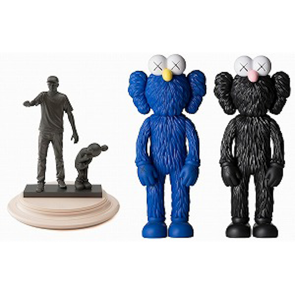 1. KAWS PARTNERS／2-3. KAWS BFF OPEN EDITION (Blue, Black) by Kaws