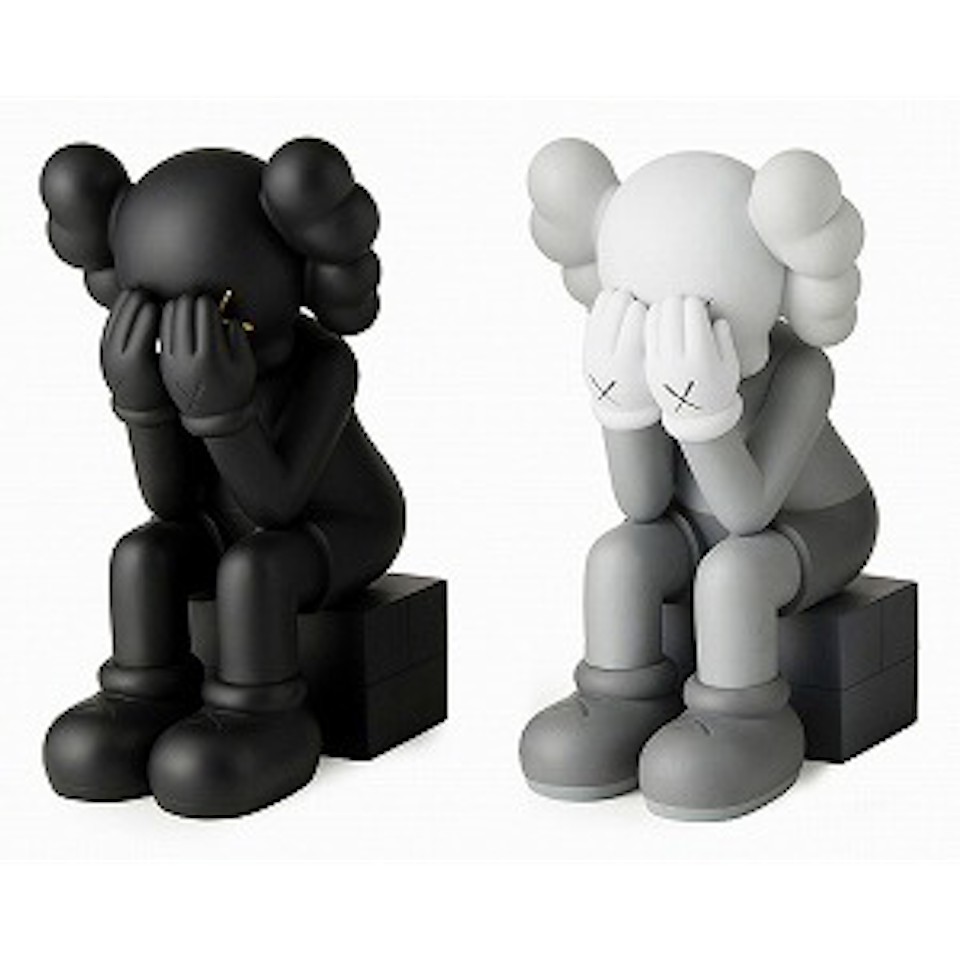 Companion (Passing Through) Black, Gray by Kaws