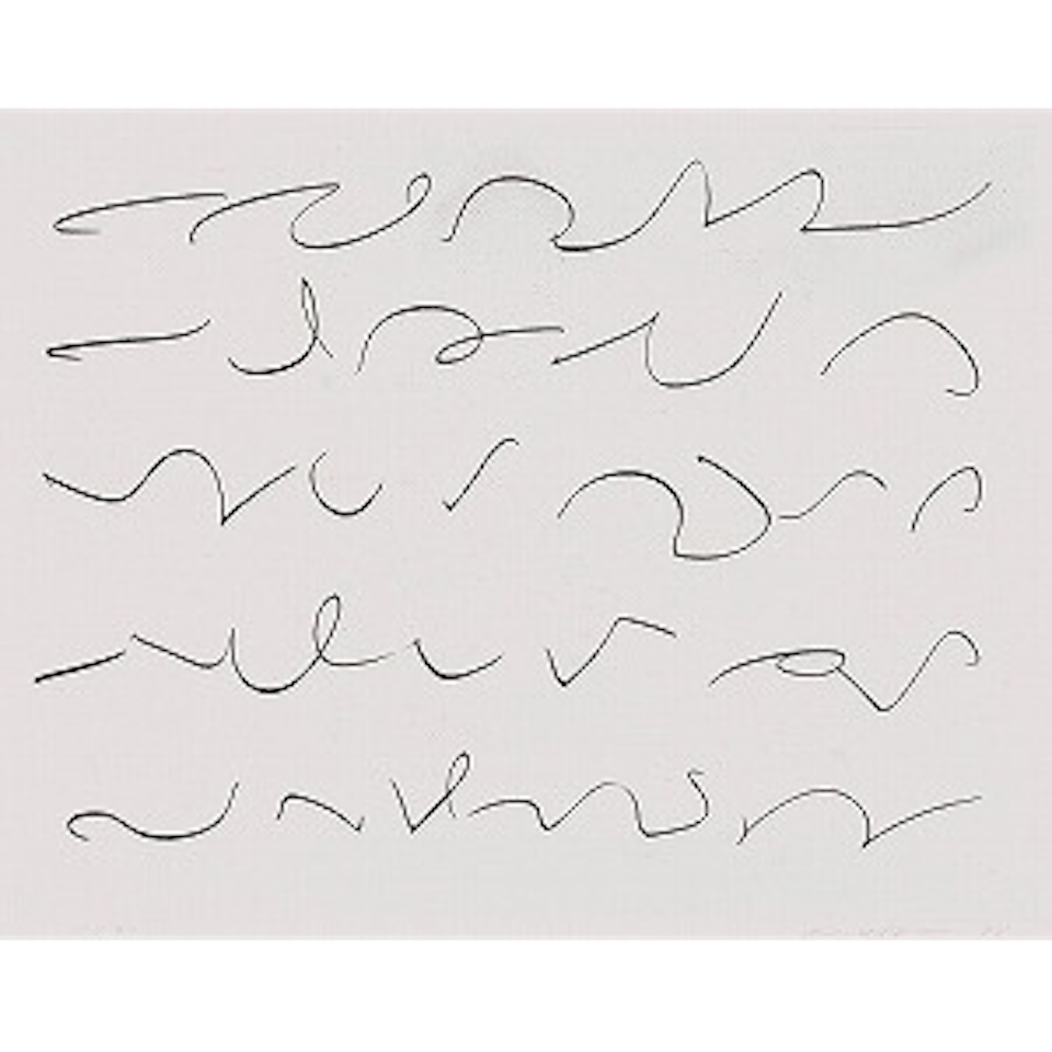 FROM LINE Ⅱ 4 (Print No. 79) by Lee Ufan