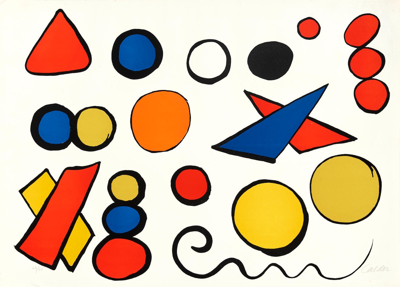 Alphabet Et Serpent by Alexander Calder