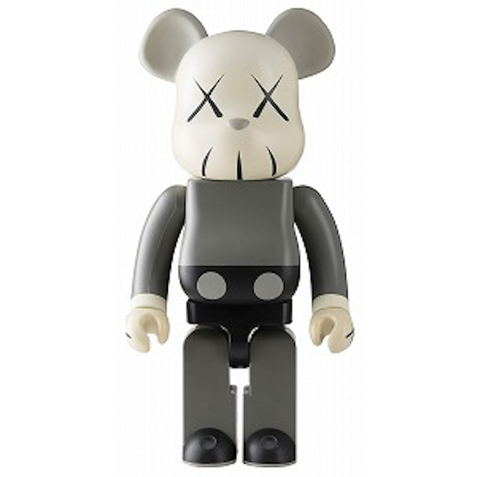 BE@RBRICK 1000% (Gray) by Kaws