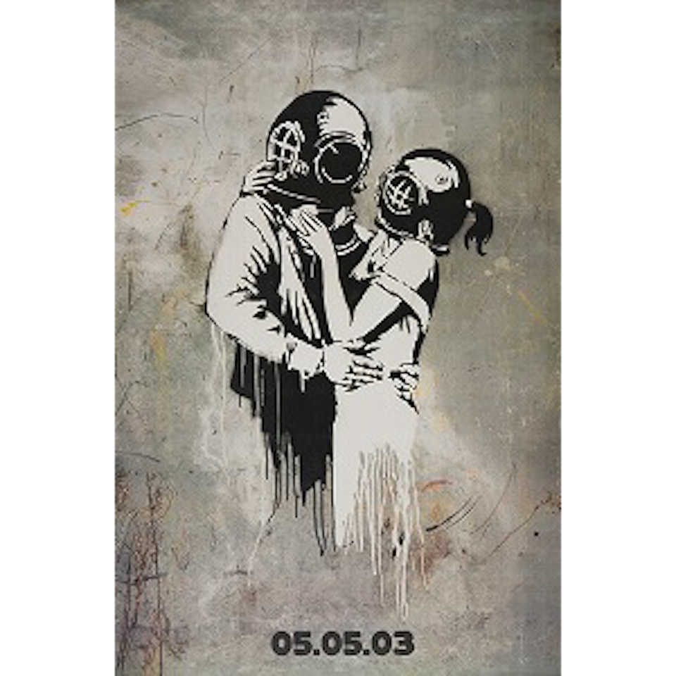 Blur "Think Tank" Promo Poster designed by BANKSY by Banksy