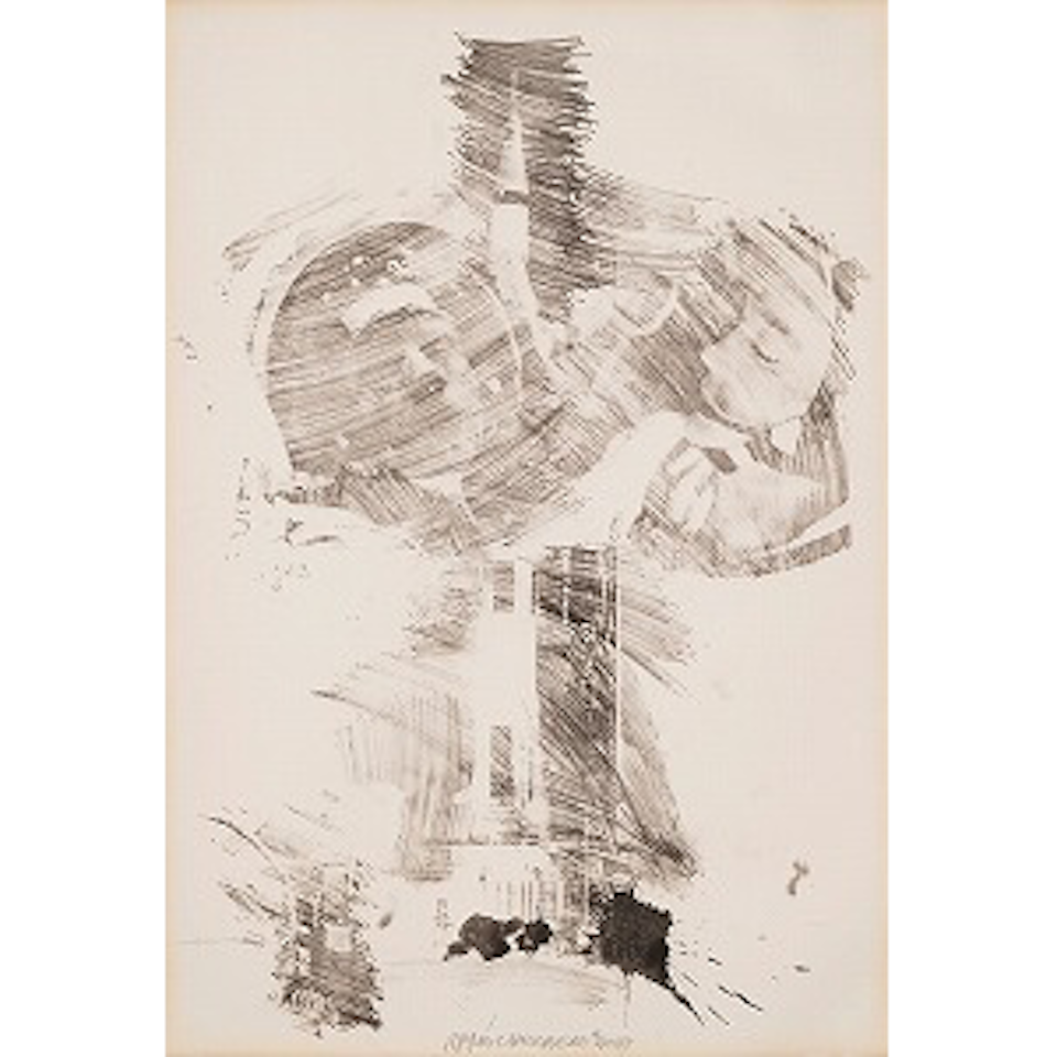 Moon Rose, from Stoned Moon Series (Gemini 170) by Robert Rauschenberg