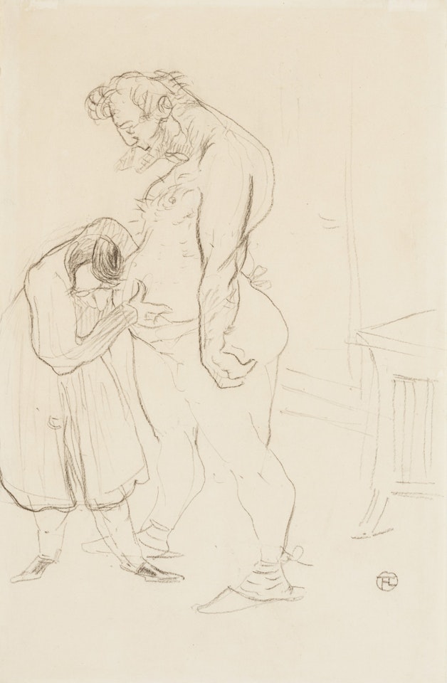 L'Auscultation by Henri de Toulouse-Lautrec