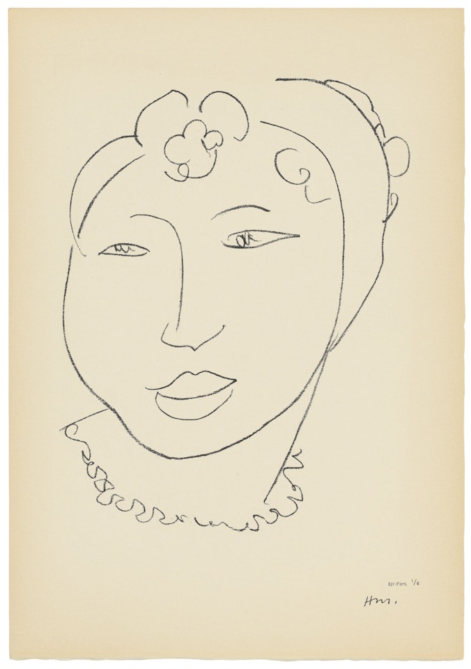 Haïtienne au madras by Henri Matisse