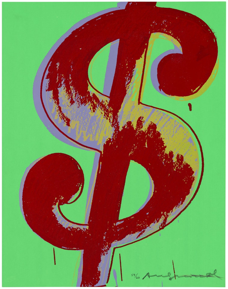 $ (1) by Andy Warhol