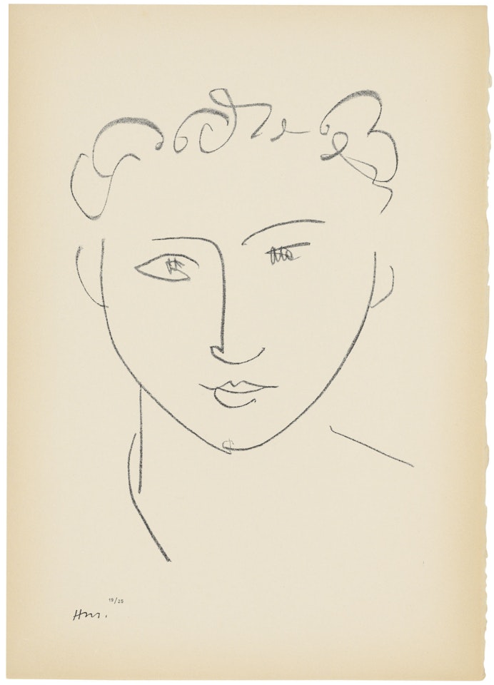 Jeune étudiante by Henri Matisse
