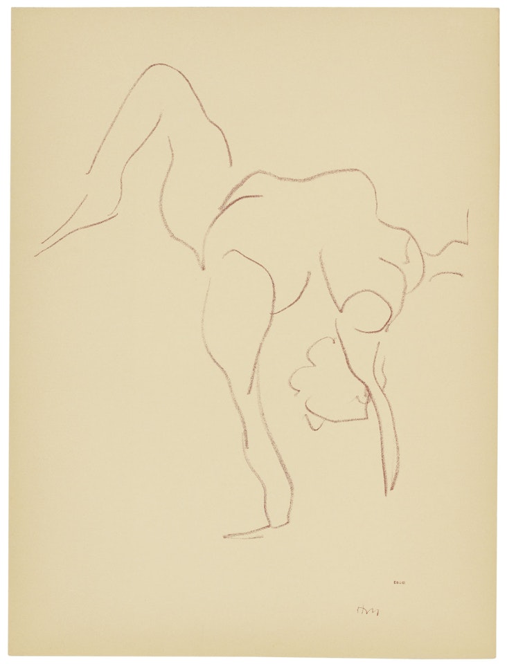 Danseuses acrobats: one plate by Henri Matisse