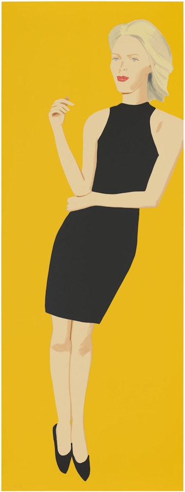 Ruth, from: Black Dress by Alex Katz