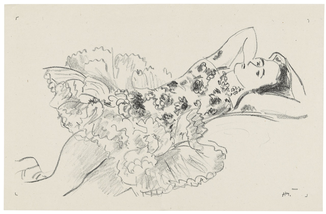 Danseuse couchée, from: Dix Danseuses by Henri Matisse